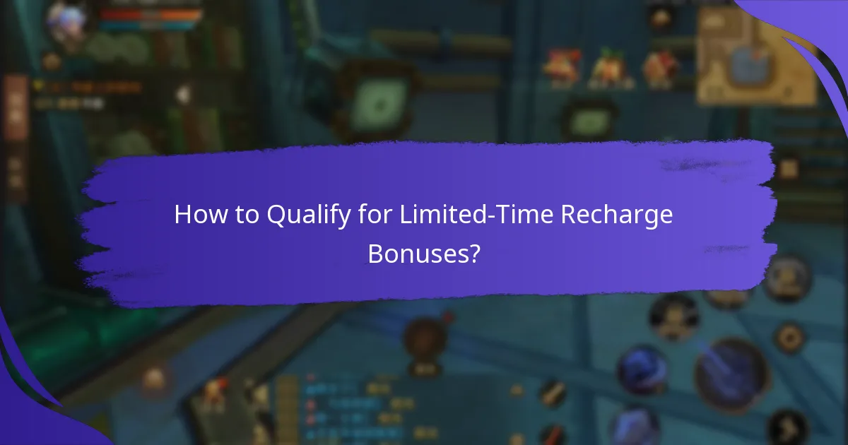 Why are Urgency and Special Events Important for Recharge Bonuses?