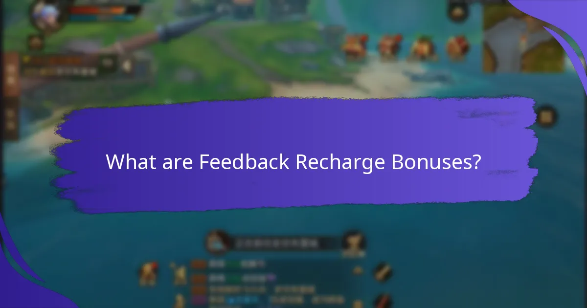 How can I participate in surveys to earn Feedback Recharge Bonuses?