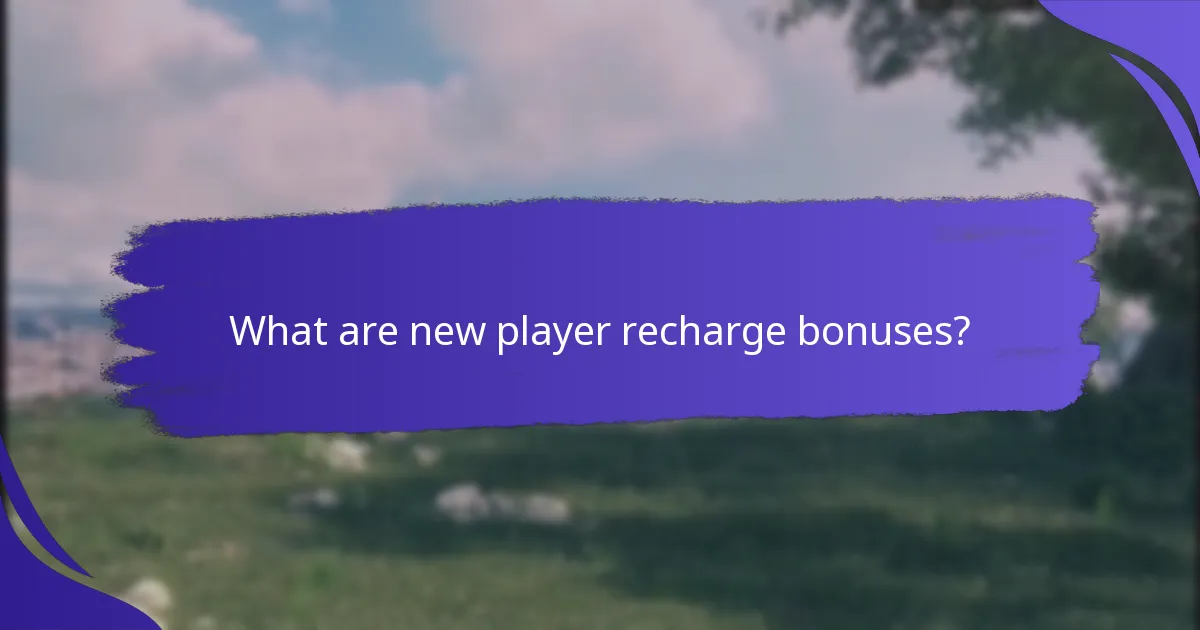 How do recharge bonuses compare across different platforms?