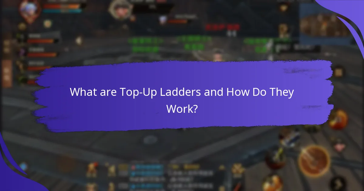 How Can Users Progress Through Top-Up Ladder Steps?